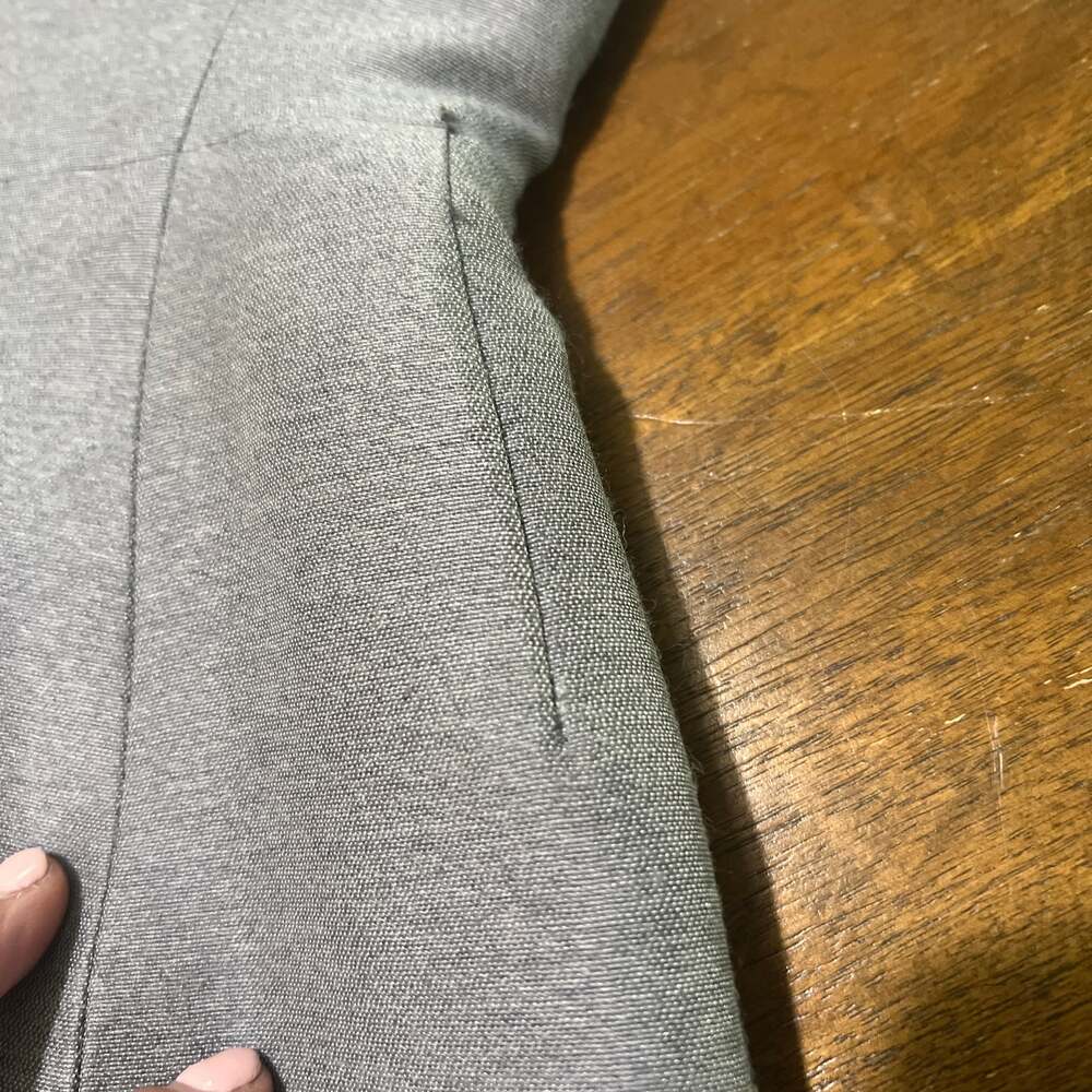 Vintage 1960s Wool Dress Suit with Cropped Jacket - Picture 10 of 16